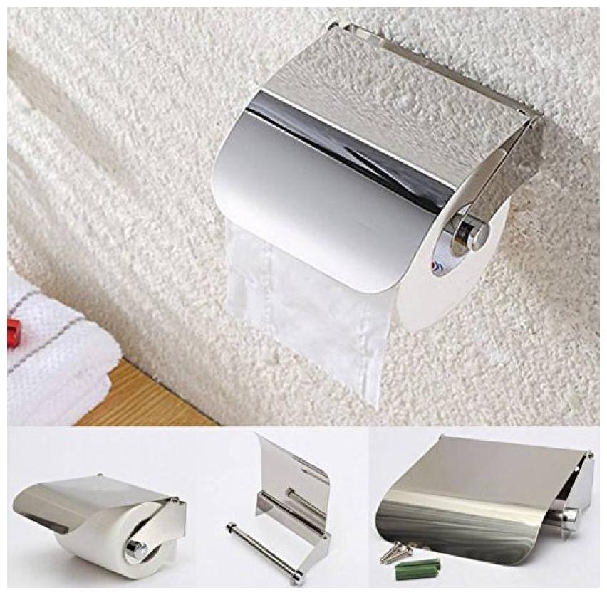 

Prestige Pure stainless steel chrome polish toilet paper holder
