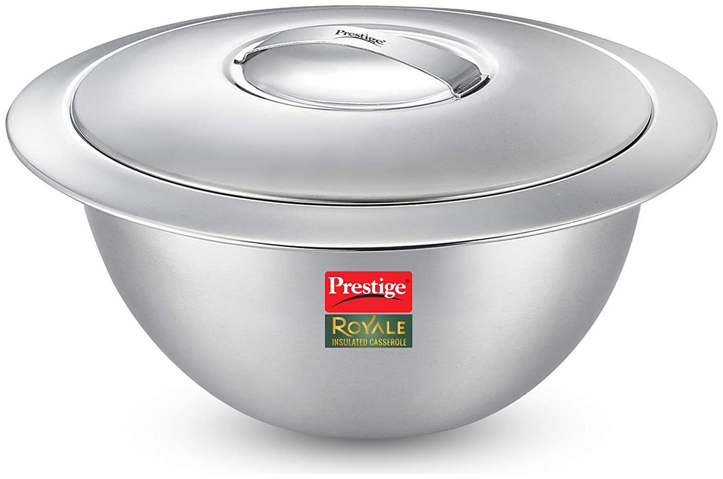 

Prestige Royale Stainless Steel Insulated Casserole 1 L
