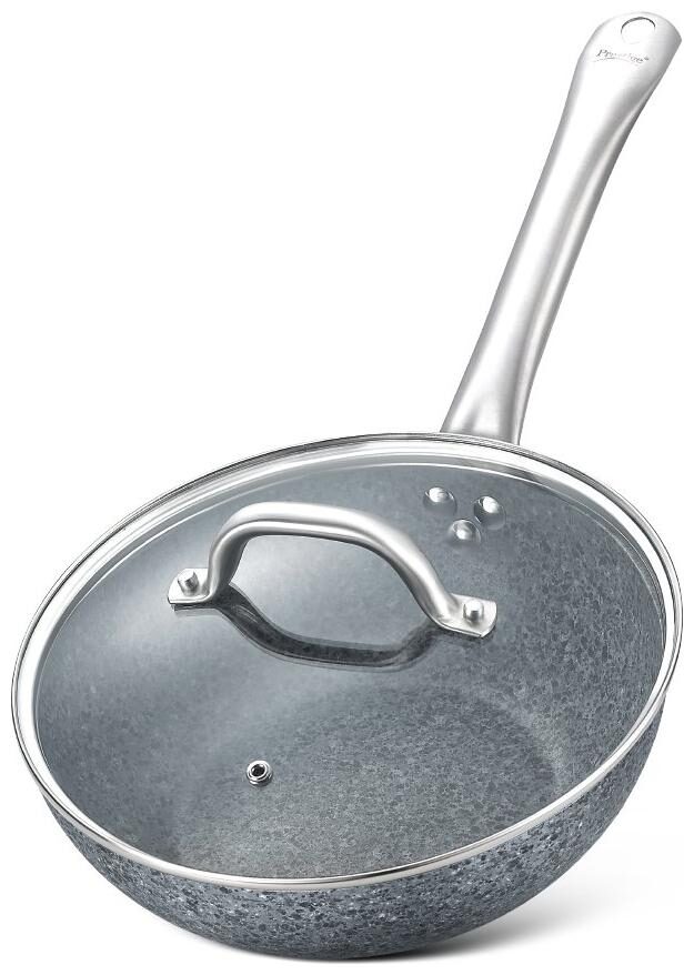 

Prestige Stone Series Non- Stick Long Handle Kadai With Lid 240MM