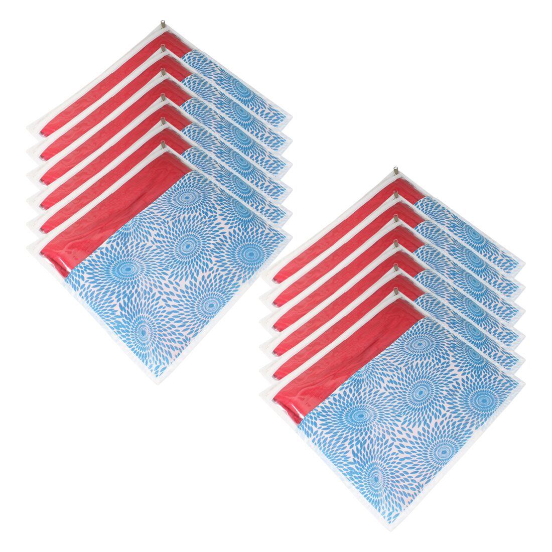 

PrettyKrafts Single Saree Cover Clothcover (Set of 12) - Blue