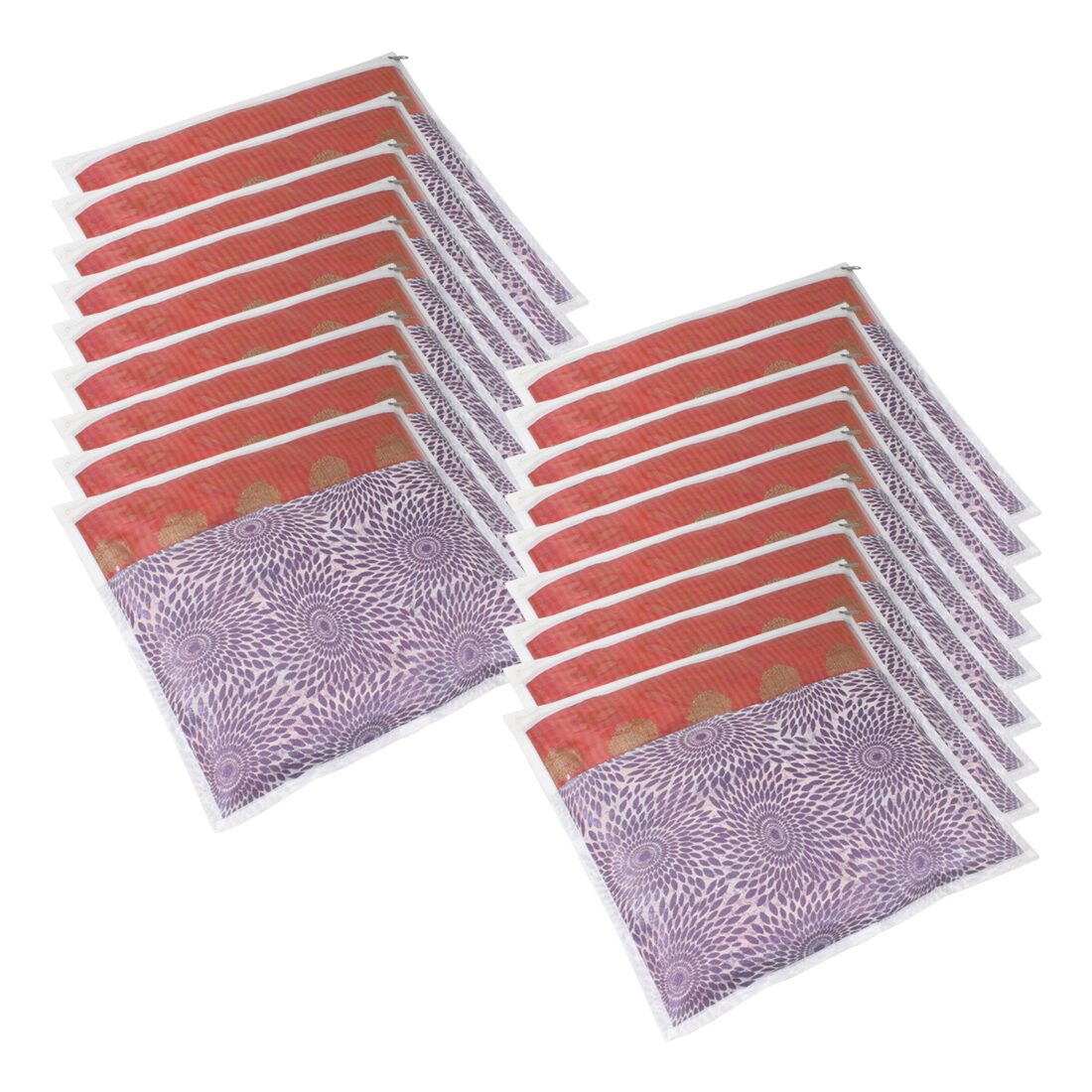 

PrettyKrafts Single Saree Cover Clothcover (Set of 18) - Purple