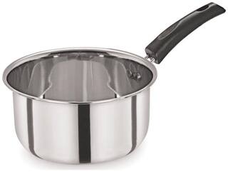 Pristine 1.25 L Without Lid Sauce Pan Induction Bottom ( Stainless Steel , Set of 1 )