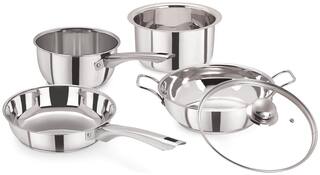 Pristine Cookware Combos Induction Bottom ( Stainless Steel , Set of 4 )