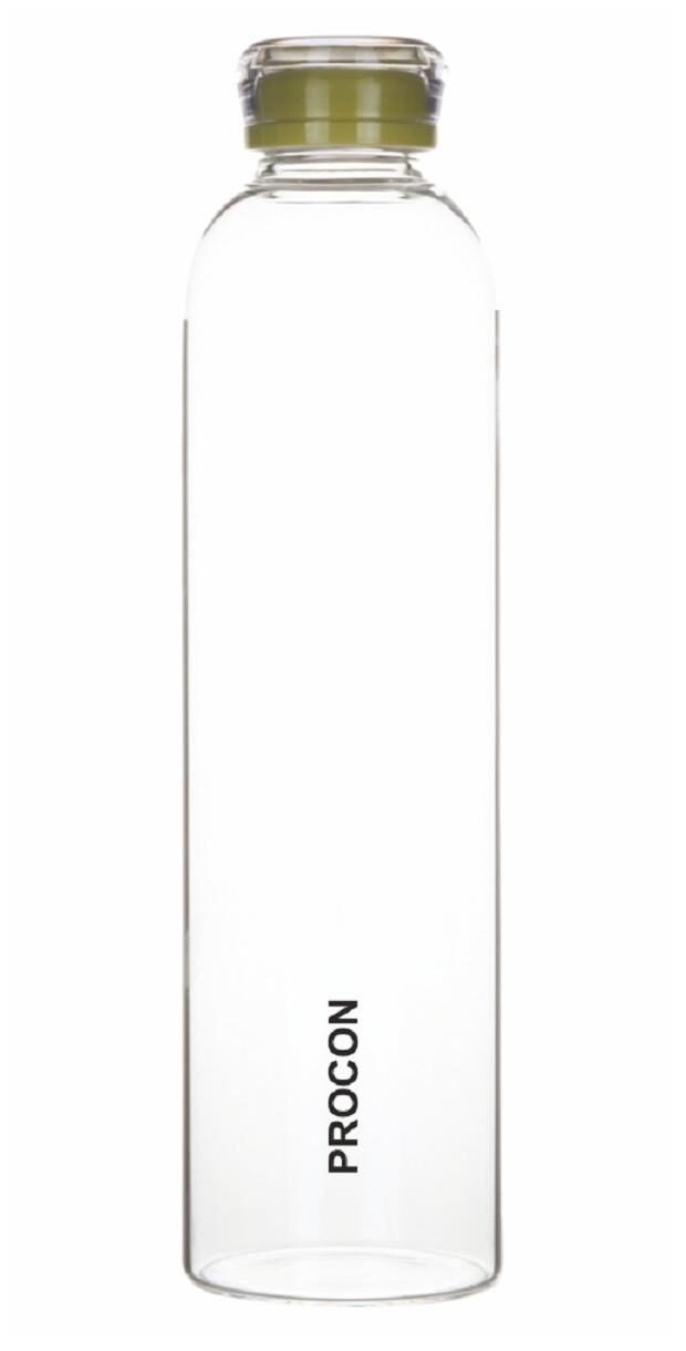 

PROCON PCBG301BT700-Narrow Glass Transparent Water Bottle ( 700 ml Set of 1 )