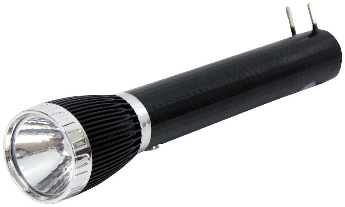 

Productmine Rechargeable Long Range Torch Flashlight with Dual Light Source for Home Office Camping Travel Picnic Torch (Black Rechargeable)