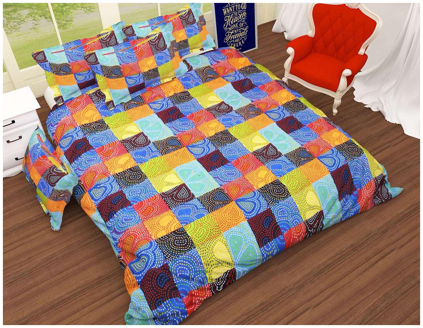 

Profit Blitz Presents 3D Printed Double Bedsheet With Two Pillow Covers