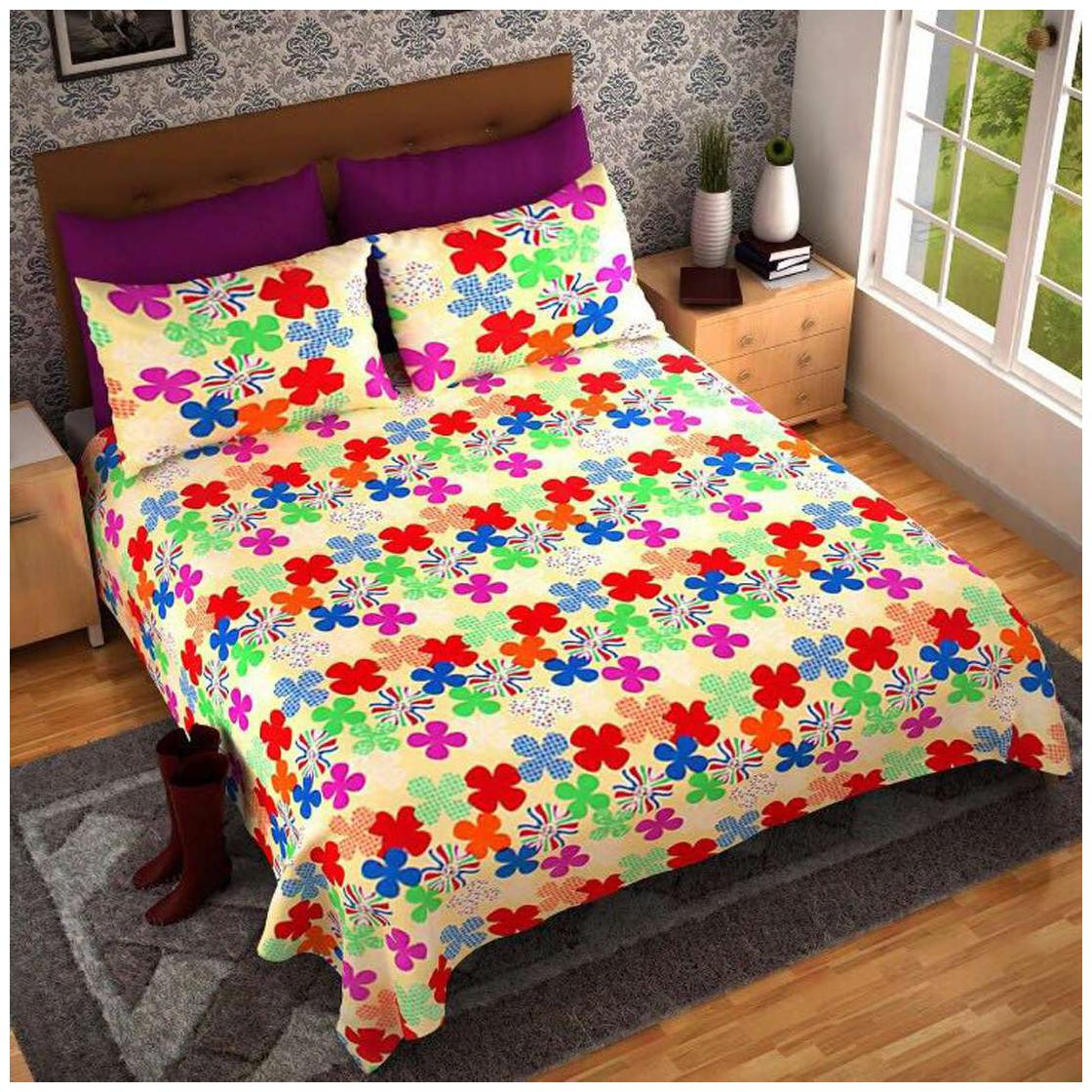 

Profit Blitz Presents 3D Printed Double Bedsheet With Two Pillow Covers
