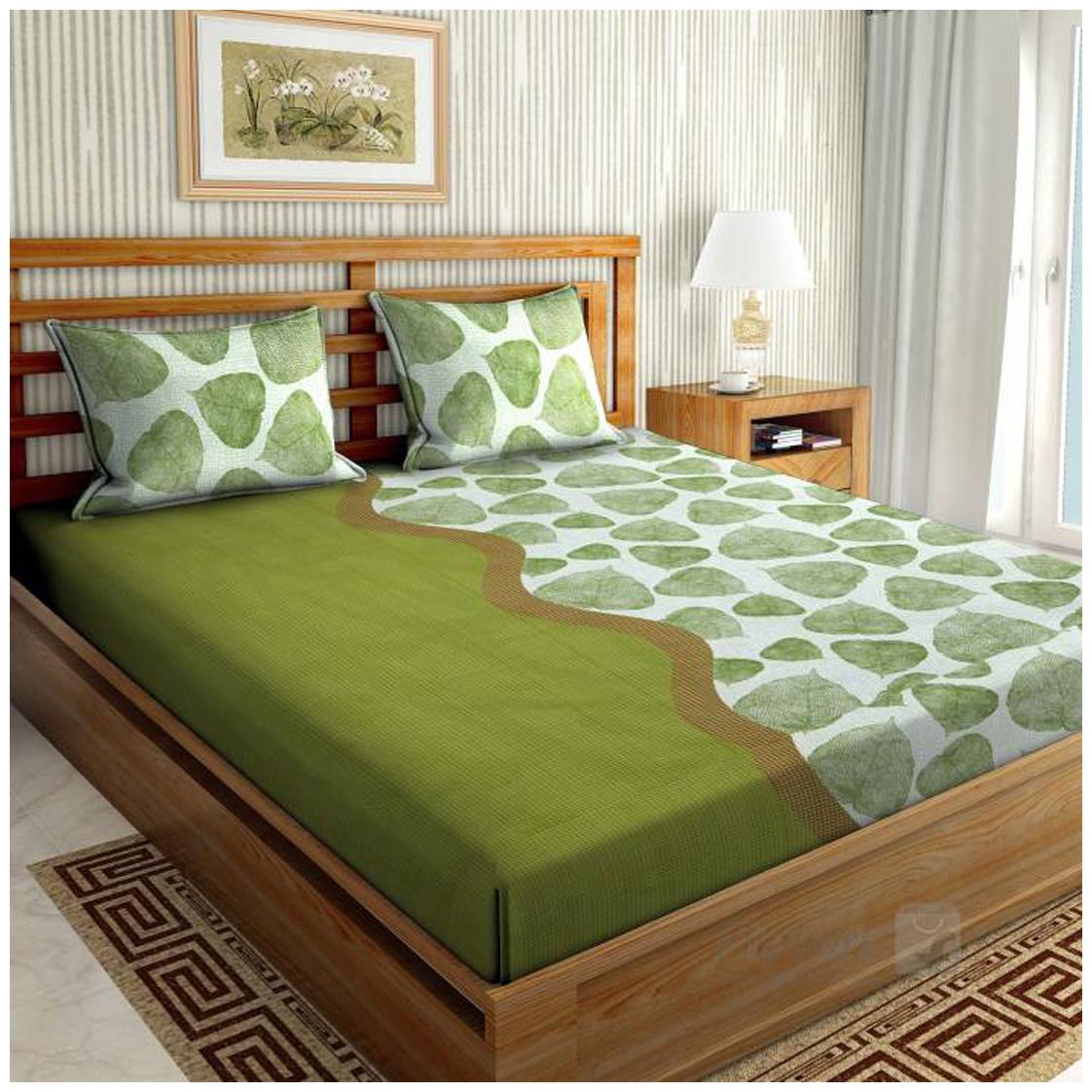 

Profit blitz Cotton Kids Double Size Bedsheet ( 1 Bedsheet With 2 Pillow Covers Multi )
