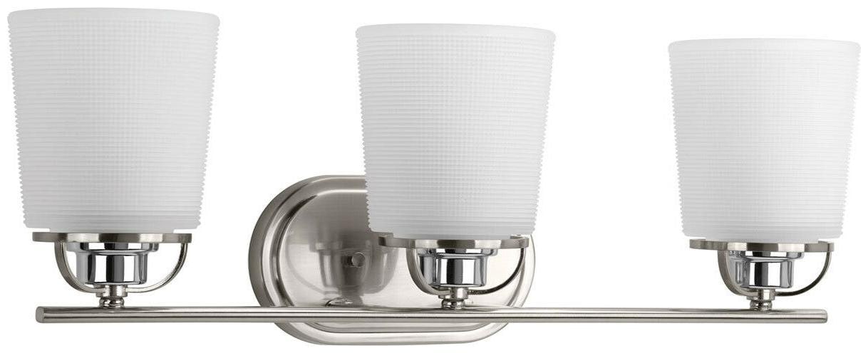 

Progress Lighting P300006-009 West Village Bathroom Vanity Light Brushed Nickel