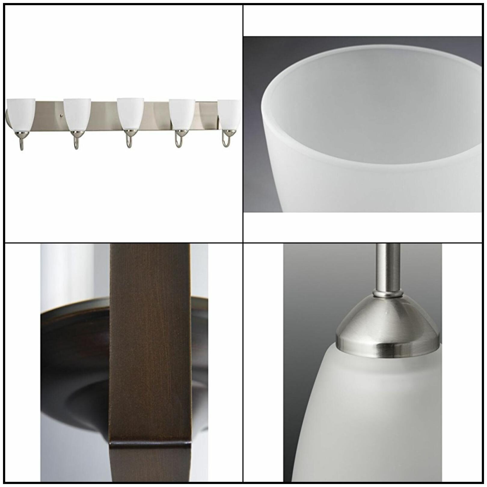 

Progress Lighting P2713-09 Bath Vanity Stylish Simple Design Brushed Nickel