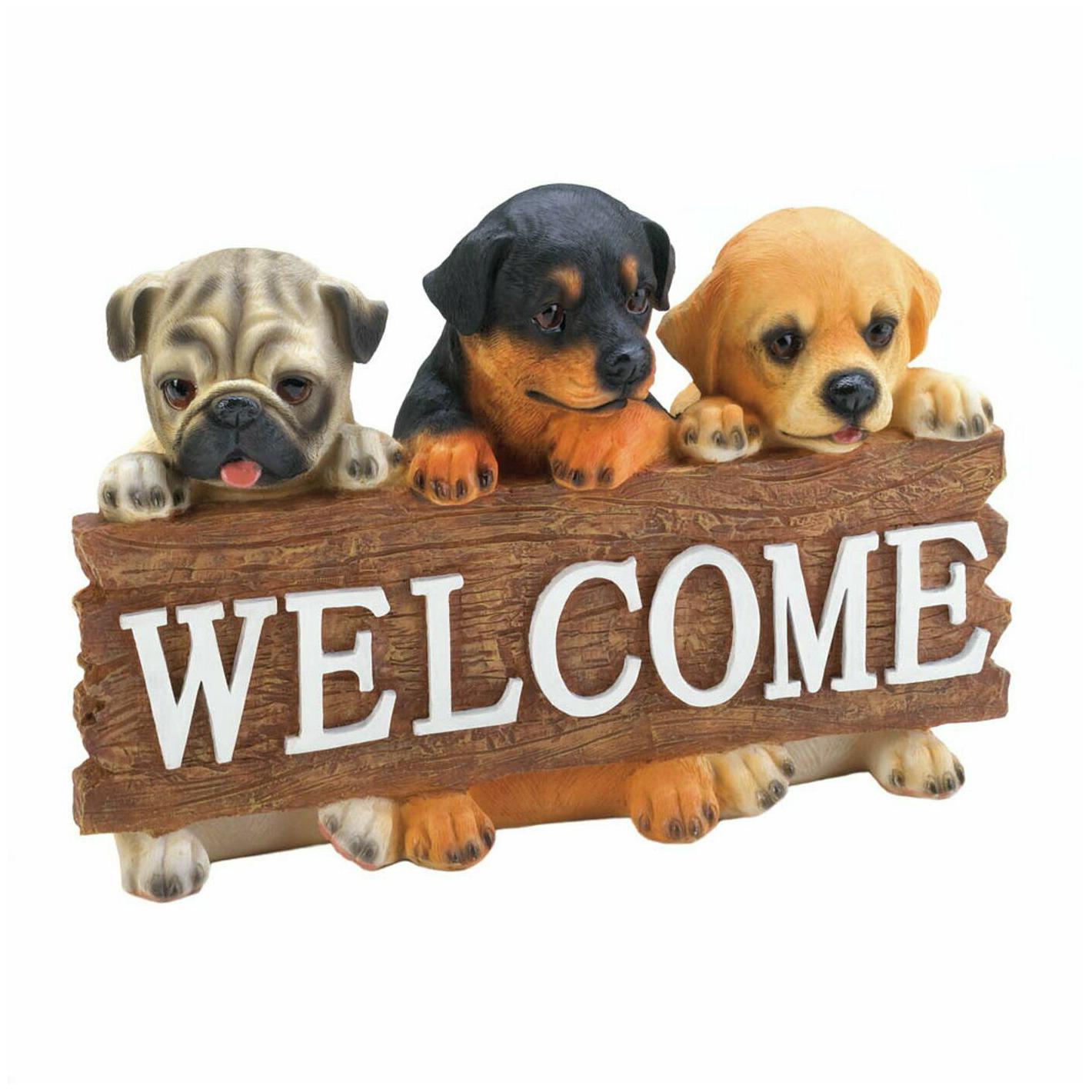 

PUPPY WELCOME SIGN