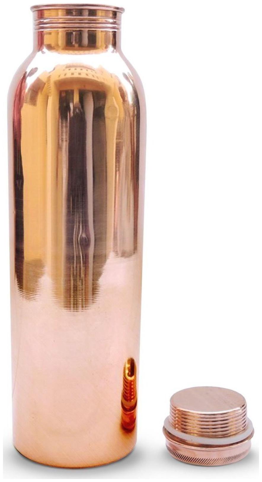 

ROYAL MERCHANT Copper Brown Water Bottle ( 1000 ml Set of 1 )