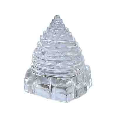 

Purelife White Glass Crystal Shri Yantra
