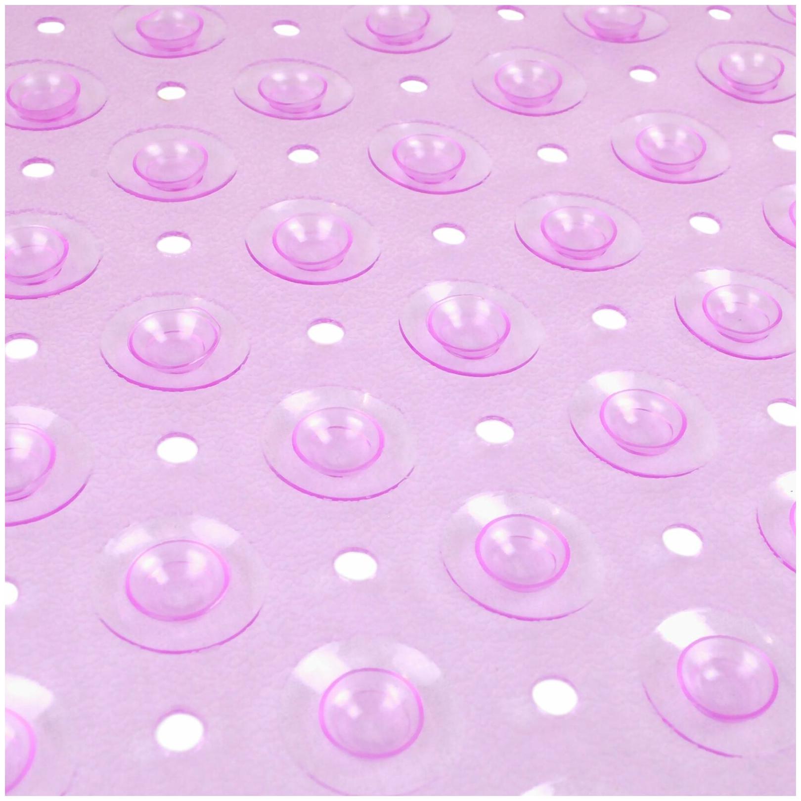 

Purple Rounded Vinyl Bath Mat Purple Round