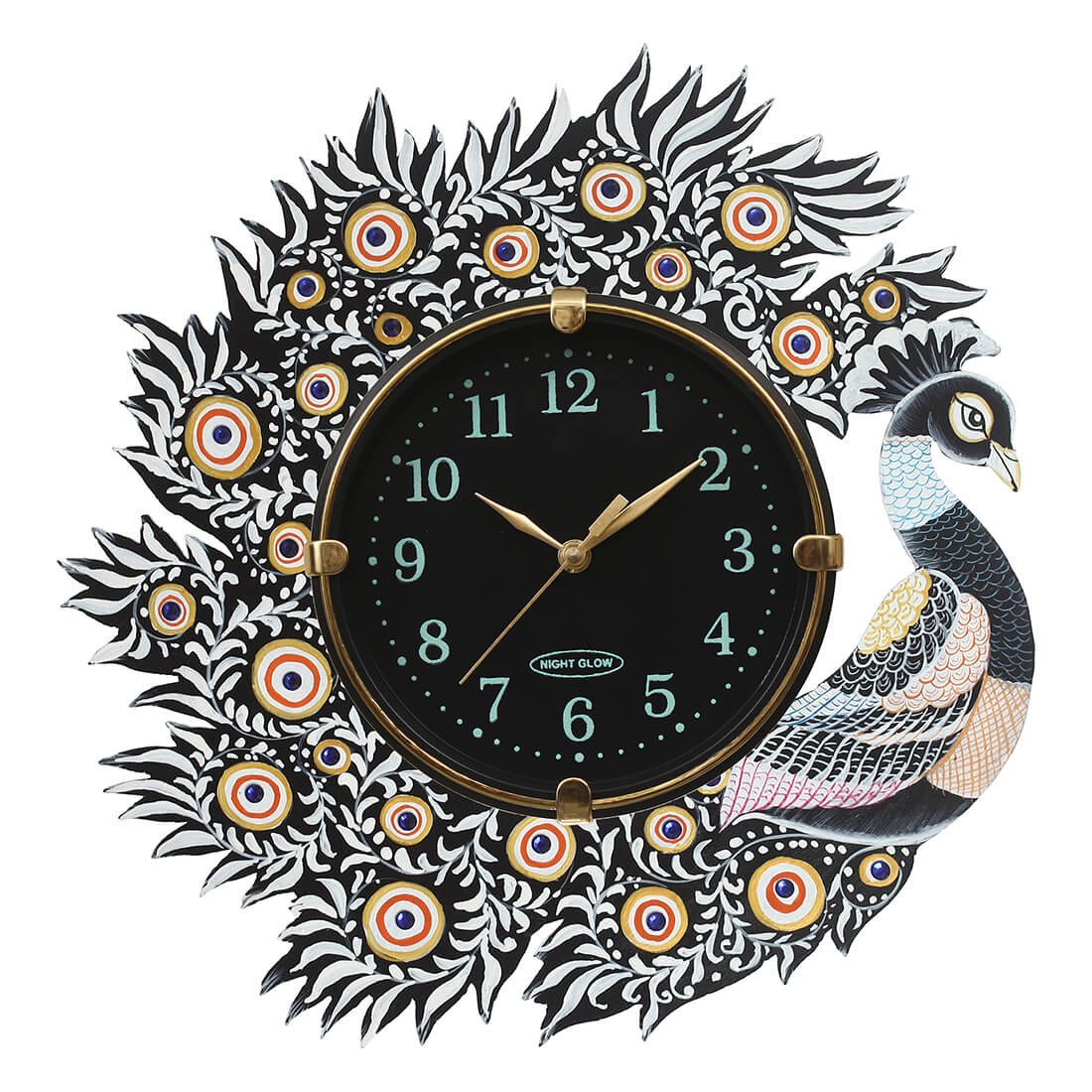 

PURUSHOTTAM KABIR ART Wood Analog Wall clock ( Set of 1 )