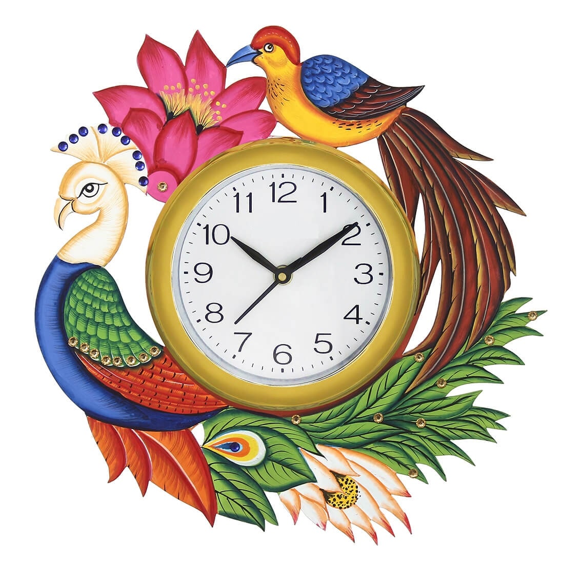 

PURUSHOTTAM KABIR ART Wood Analog Wall clock ( Set of 1 )