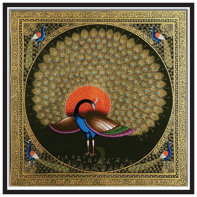 

Purvani Attractive Traditonal Dancing Peacock