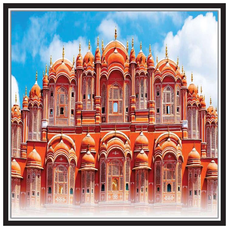 

Purvani Attractive Rajasthan Hawa Mahal Palace Royalty Wallart