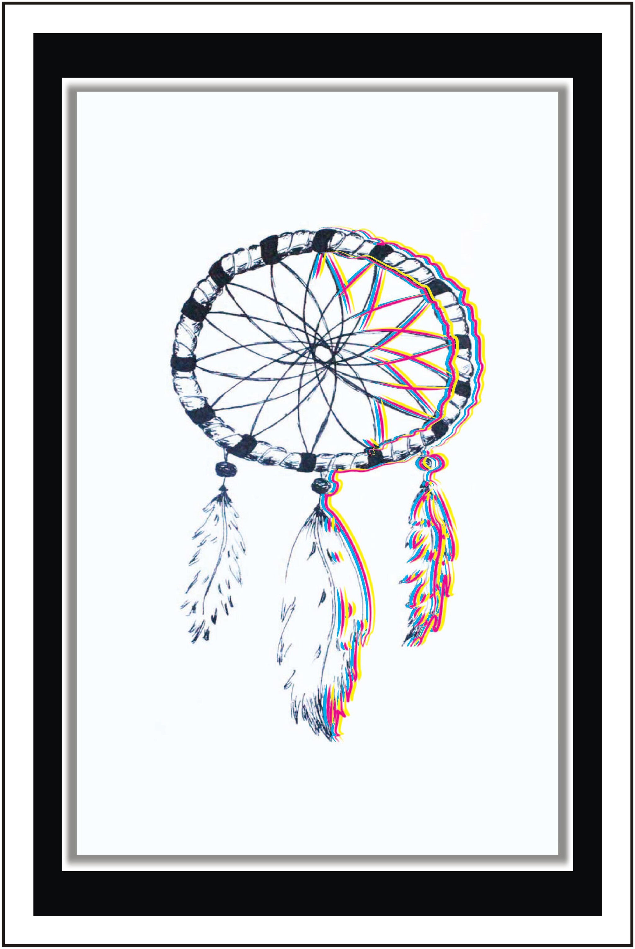 

Purvani Dream catcher - Paper Poster Wall Sticker Print Decor Print
