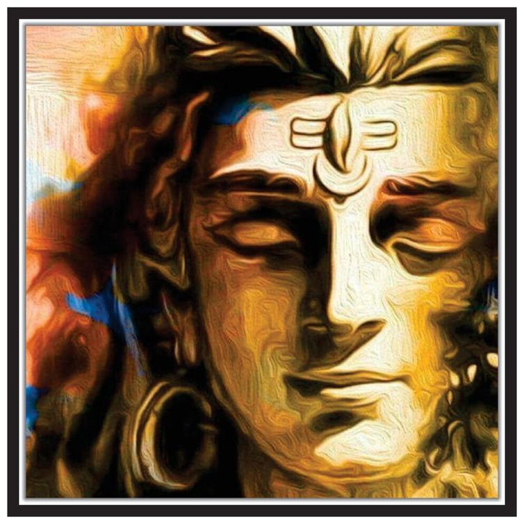 

Purvani Paper Poster Wall Sticker Print Decor Print Of Lord Shiva
