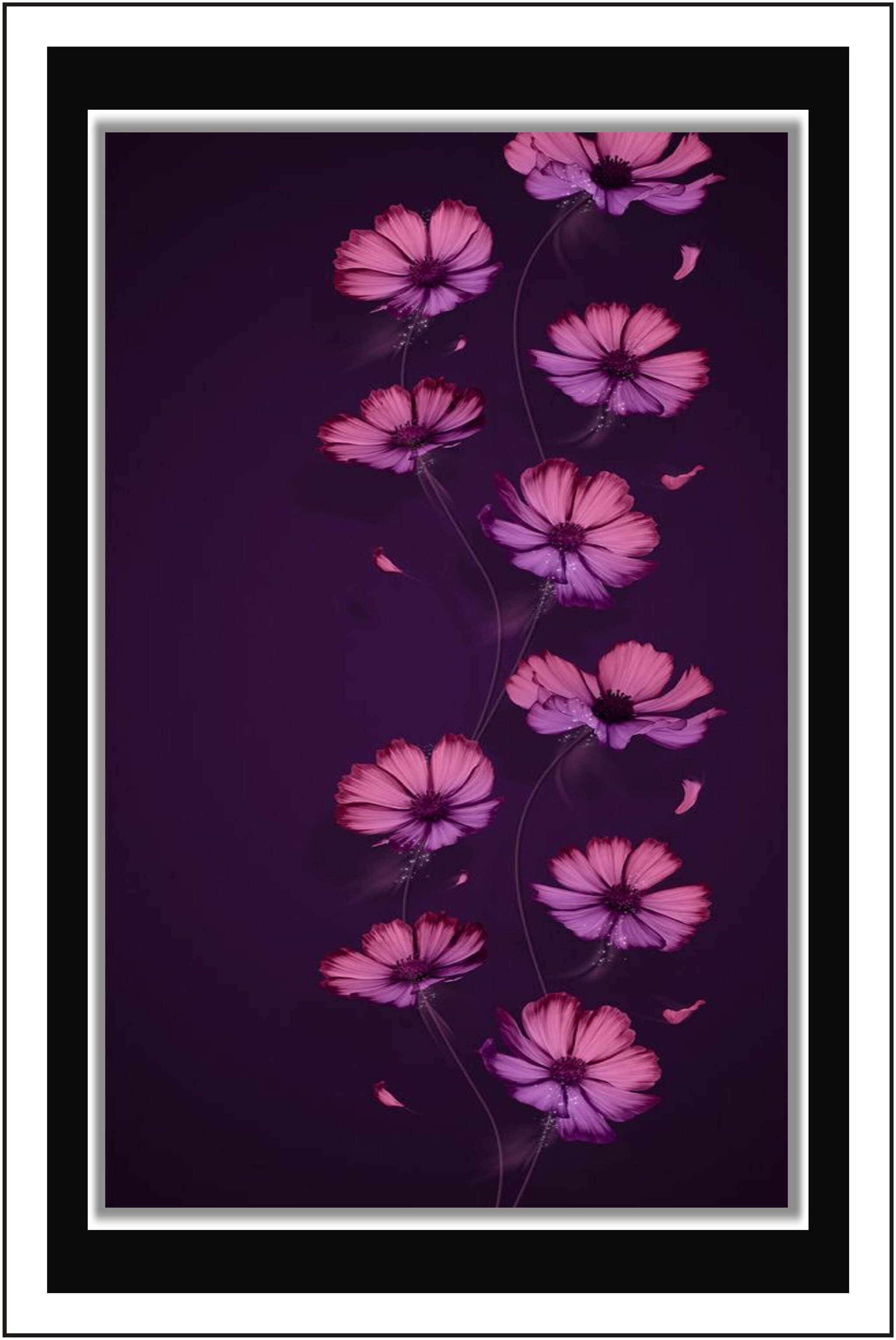 

Purvani Paper Poster Wall Sticker Print Decor Print