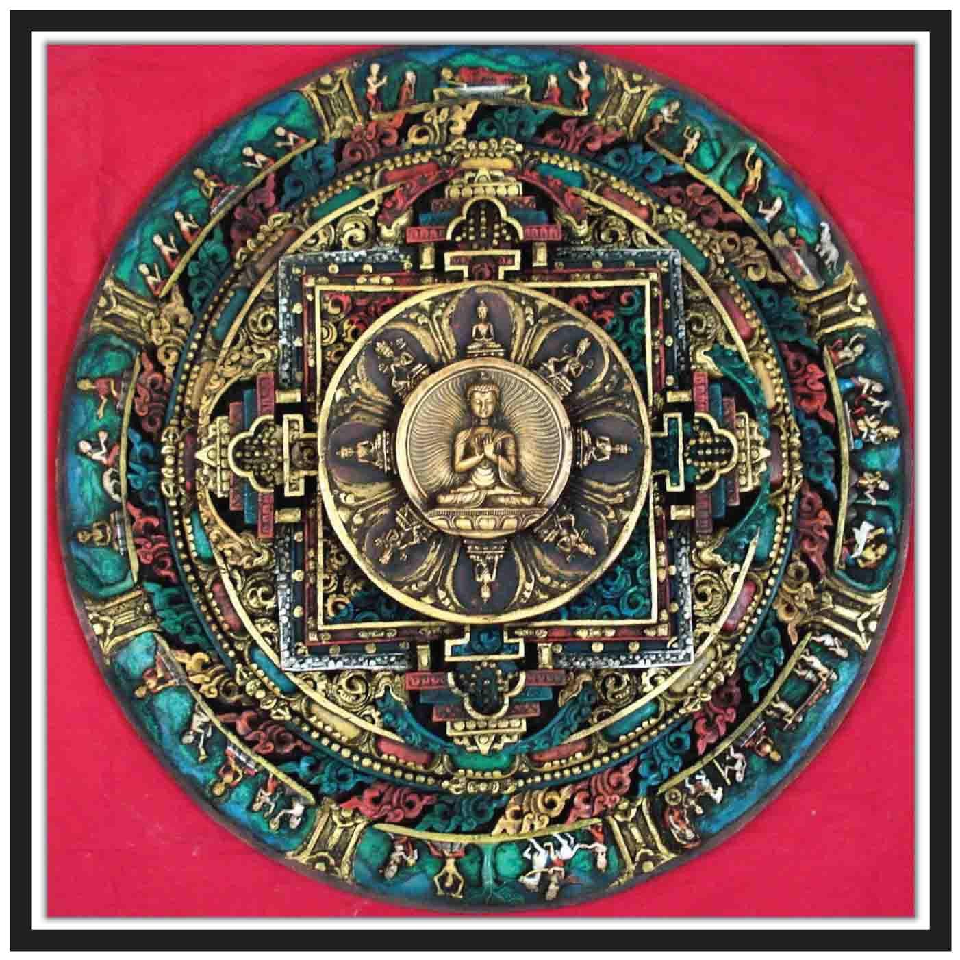 

Purvani Poster Painting Style-SPIRITUAL PAINTING Wall Decor-Art Reprint Unframed (rolled) 12x12 inch