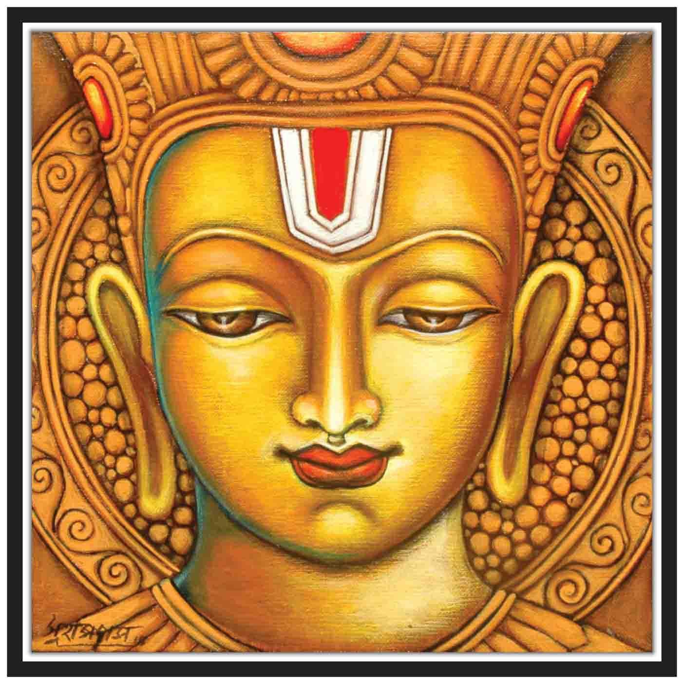 

Purvani Poster Painting Style-SPIRITUAL PAINTING Wall Decor-Art Reprint Unframed (rolled) 12x12 inch