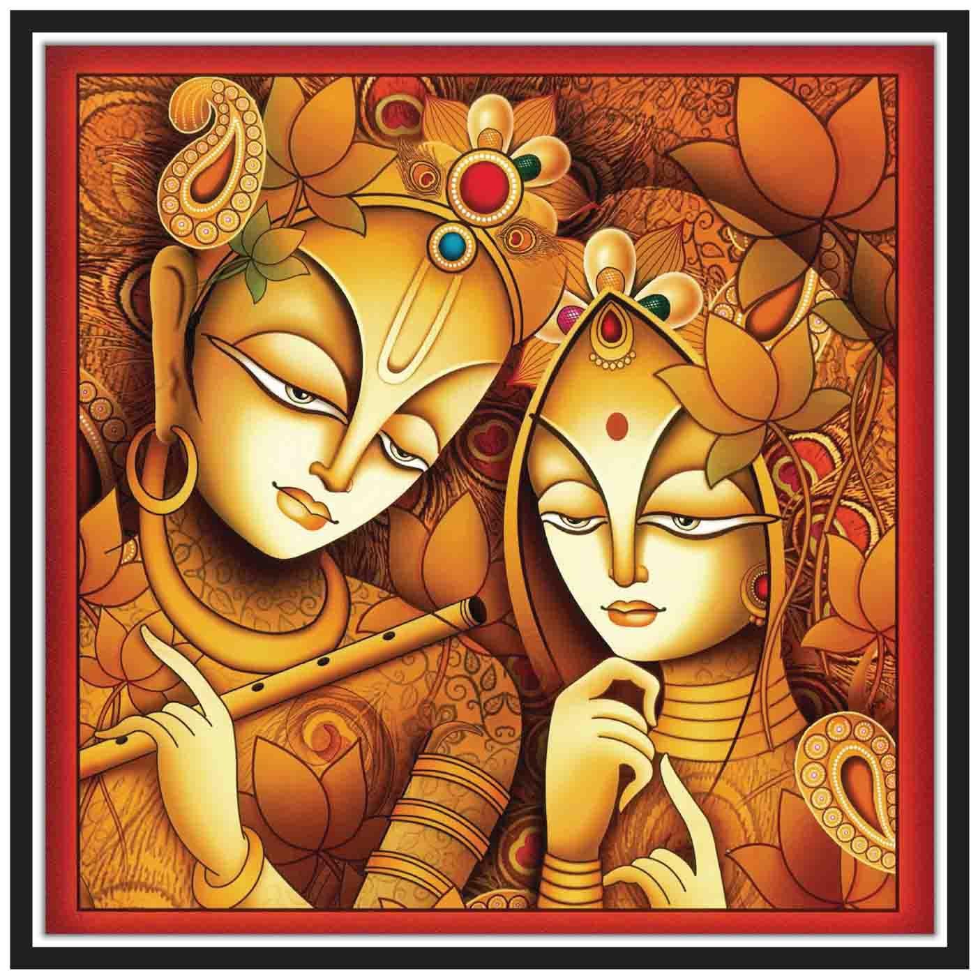 

Purvani Poster Painting Style-SPIRITUAL PAINTING Wall Decor-Art Reprint Unframed (rolled) 12x12 inch