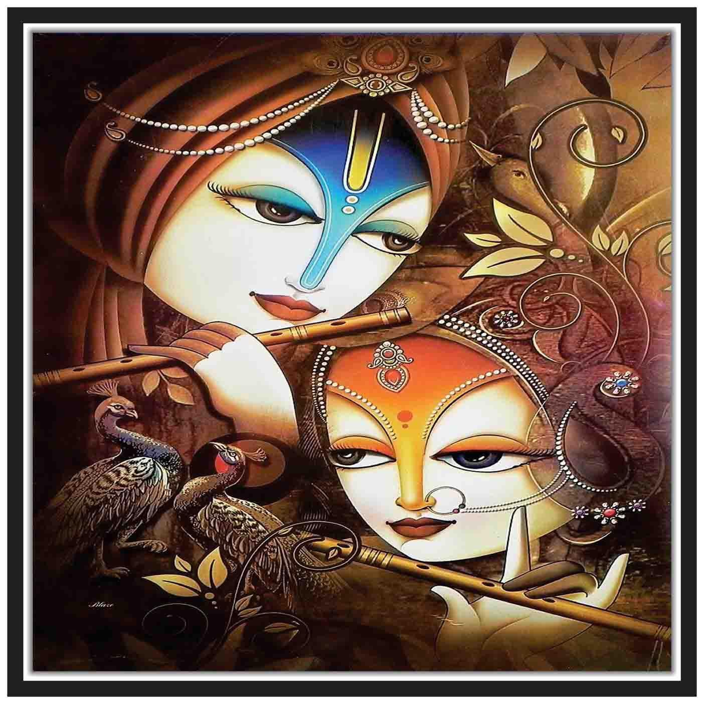 

Purvani Poster Painting Style-SPIRITUAL PAINTING Wall Decor-Art Reprint Unframed (rolled) 12x12 inch