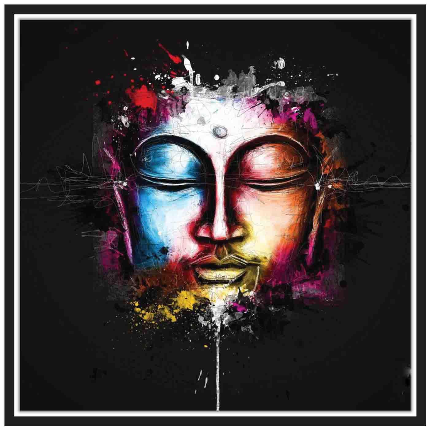 

Purvani Poster Painting Style-SPIRITUAL PAINTING Wall Decor-Art Reprint Unframed (rolled) 12x12 inch