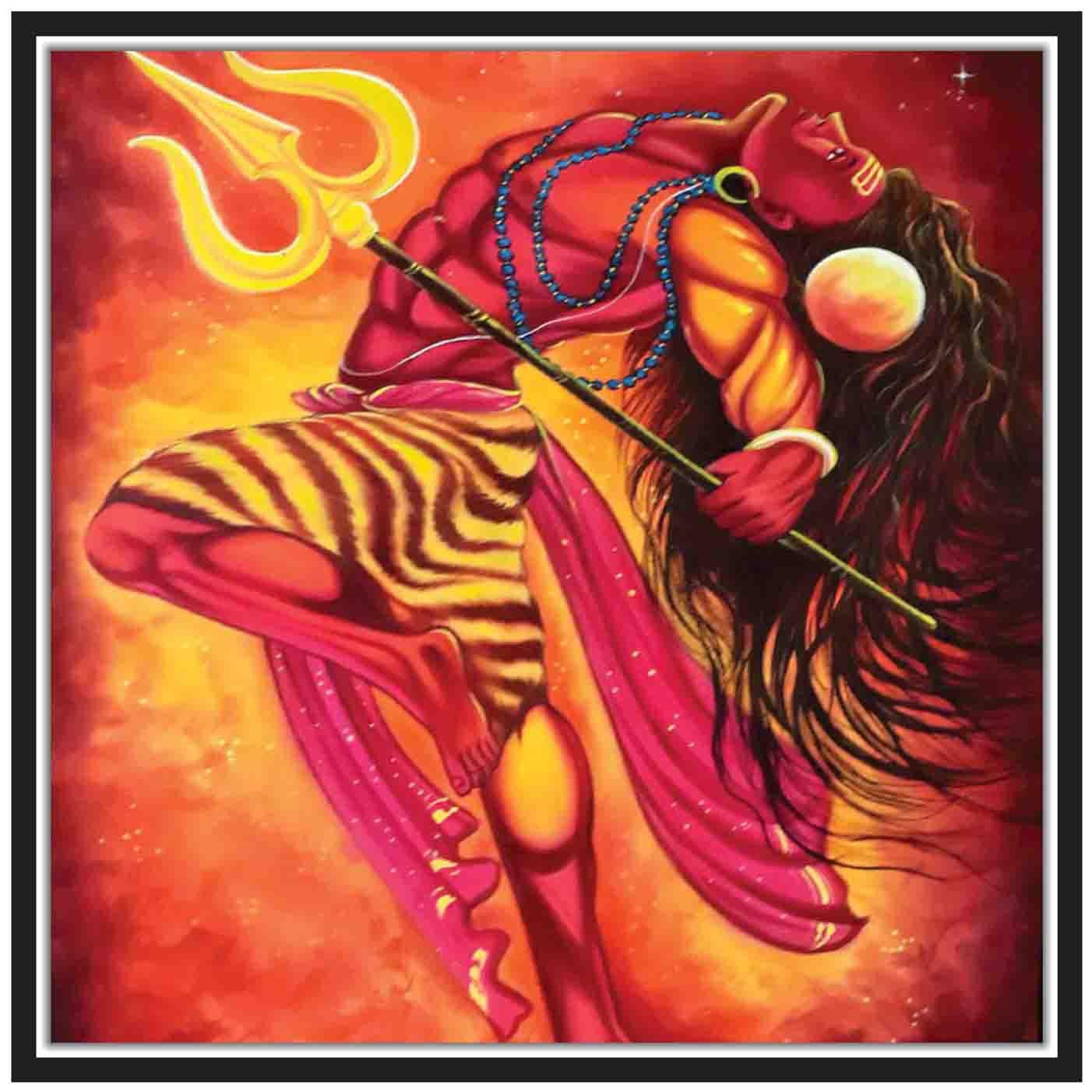

Purvani Poster Painting Style-SPIRITUAL PAINTING Wall Decor-Art Reprint Unframed (rolled) 12x12 inch