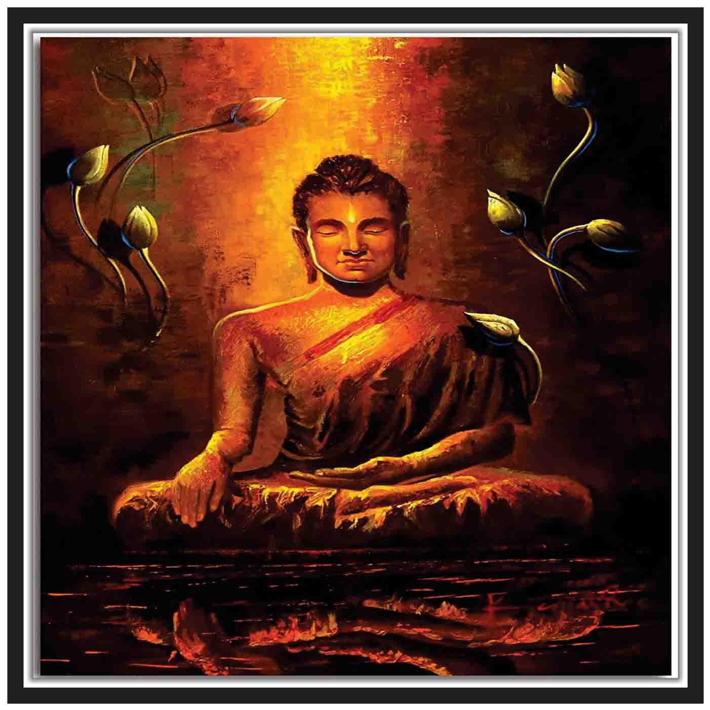 

Purvani Poster Painting Style-SPIRITUAL PAINTING Wall Decor-Art Reprint Unframed (rolled) 12x12 inch