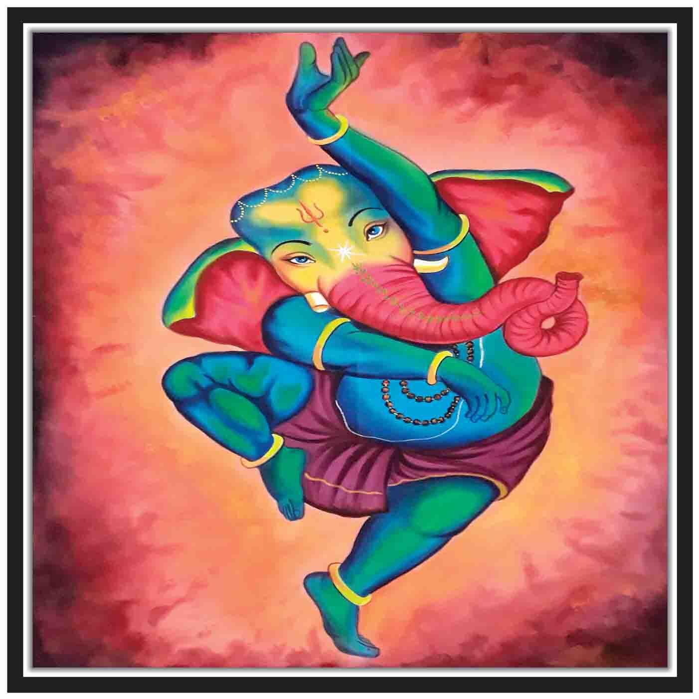 

Purvani Poster Painting Style-SPIRITUAL PAINTING Wall Decor-Art Reprint Unframed (rolled) 12x12 inch