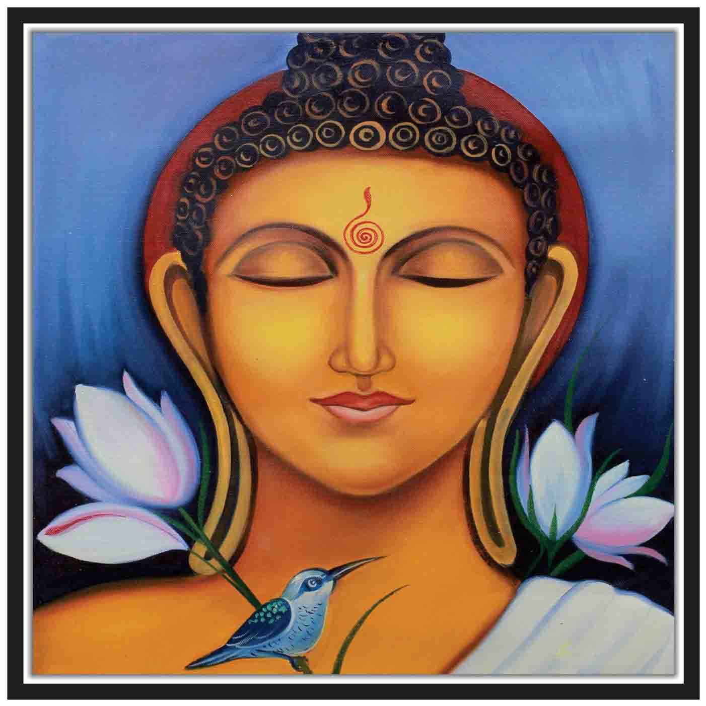 

Purvani Poster Painting Style-SPIRITUAL PAINTING Wall Decor-Art Reprint Unframed (rolled) 12x12 inch