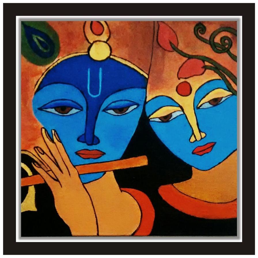 

Purvani Unframed (Rolled) Wall Art Poster Sticker - 12x12 inches