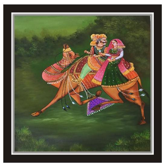

Purvani Unframed (Rolled) Wall Art Poster Sticker - 12x12 inches