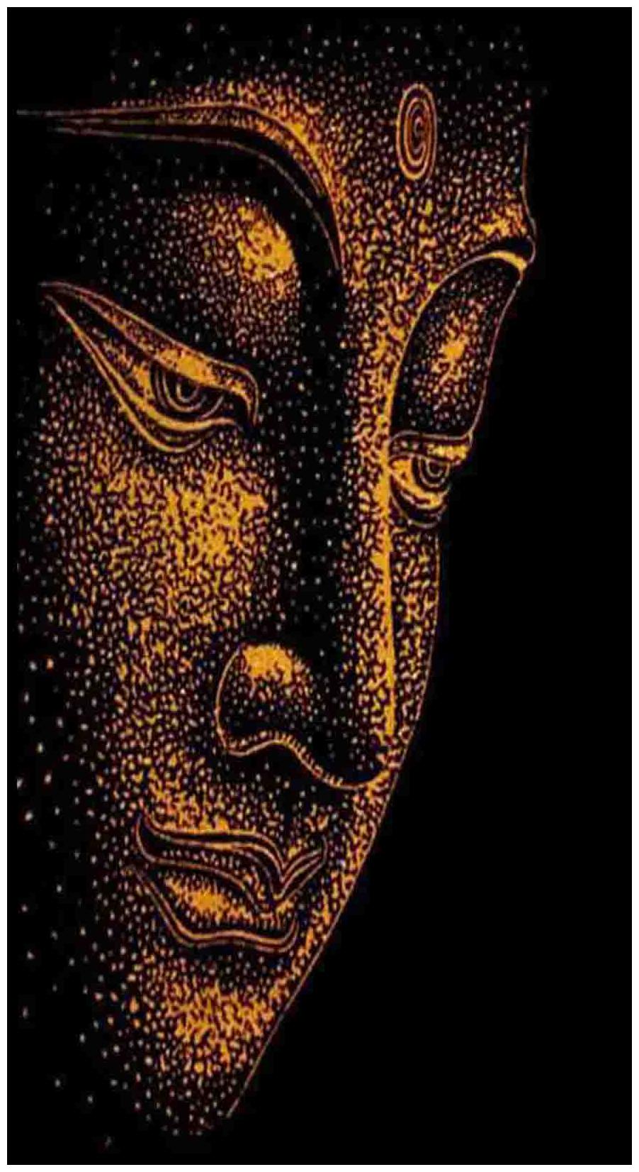 

Purvani Wall Art Printed on MDF with Hand Textured Lamination (7 x 4 inches)