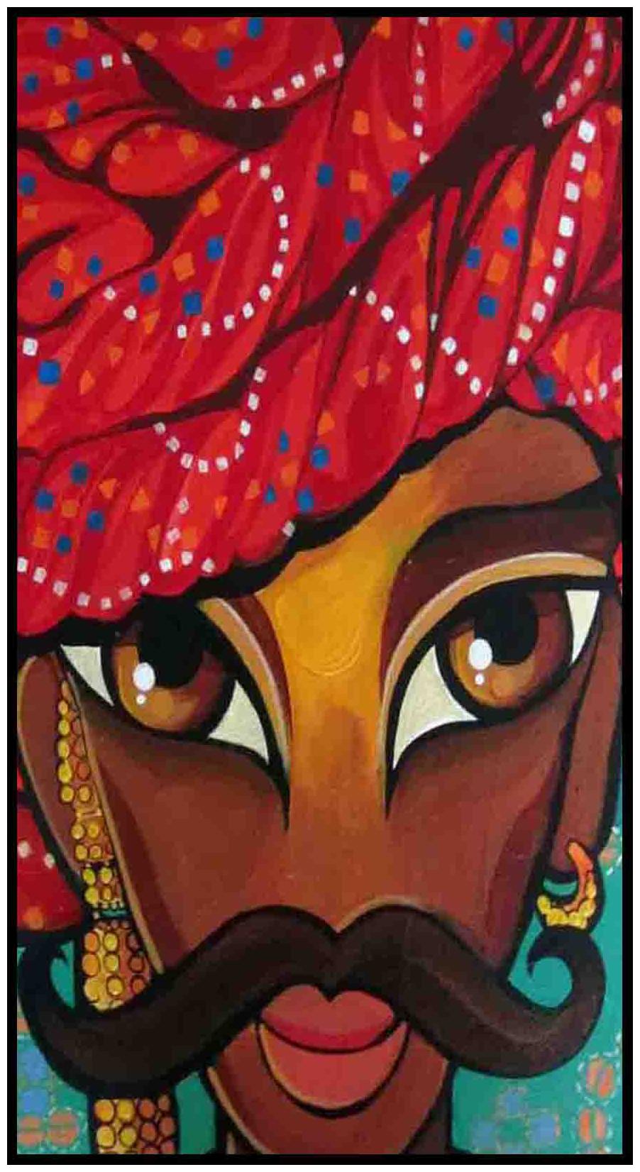 

Purvani Wall Art Printed on MDF with Hand Textured Lamination (7 x 4 inches)