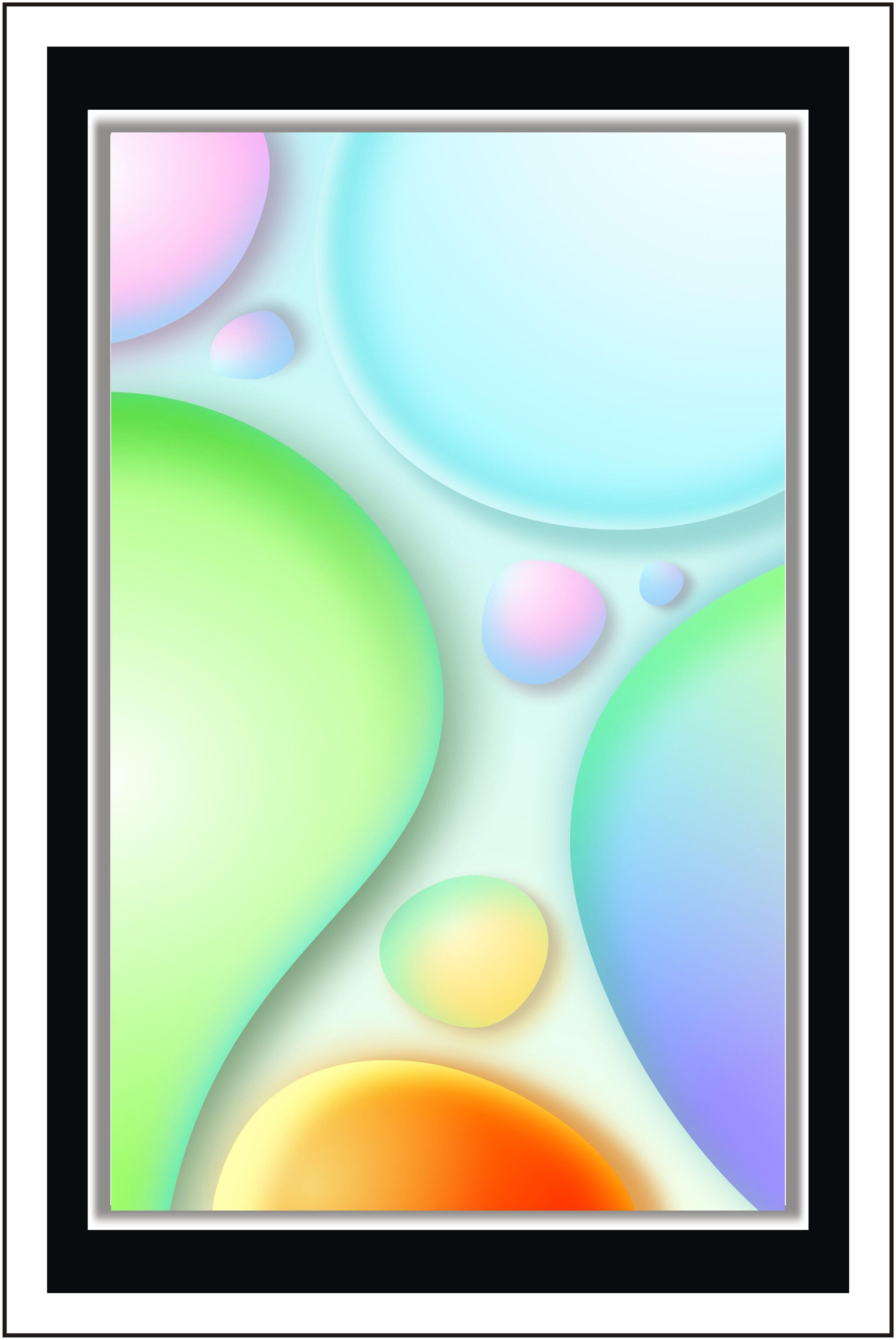 

Purvani Water drops - Paper Poster Wall Sticker Print Decor Print