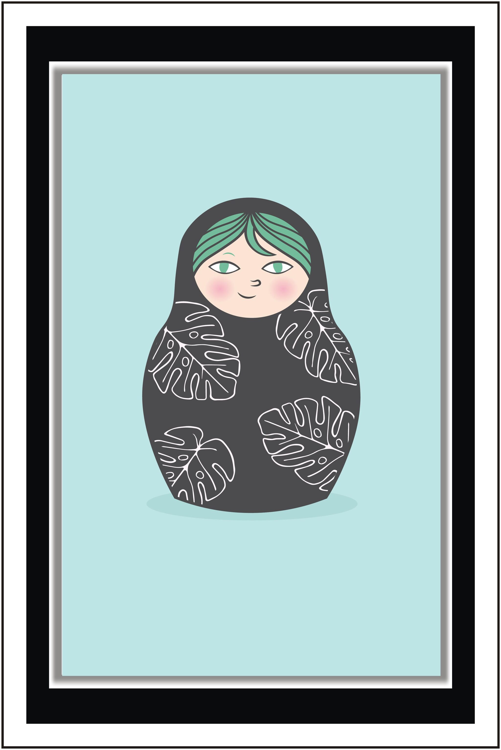 

PurvaniMatryoshka monster - Paper Poster Wall Sticker Print Decor Print