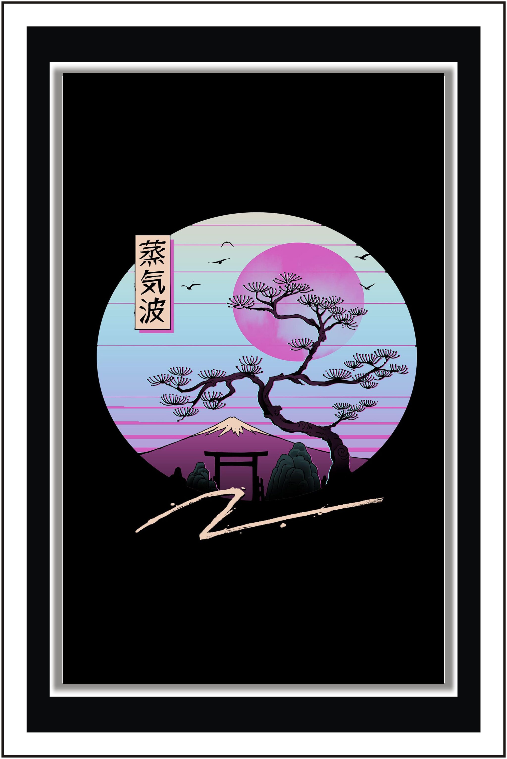 

PurvaniZen chillwave - Paper Poster Wall Sticker Print Decor Print