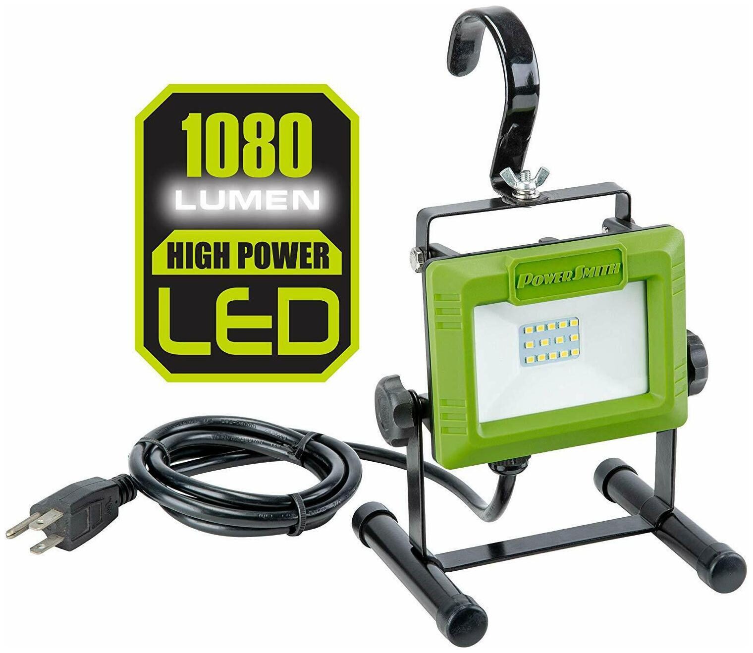 

PWL110S 1080 Lumen LED Work Light Stand and Large Adjustable Metal Hook NEW