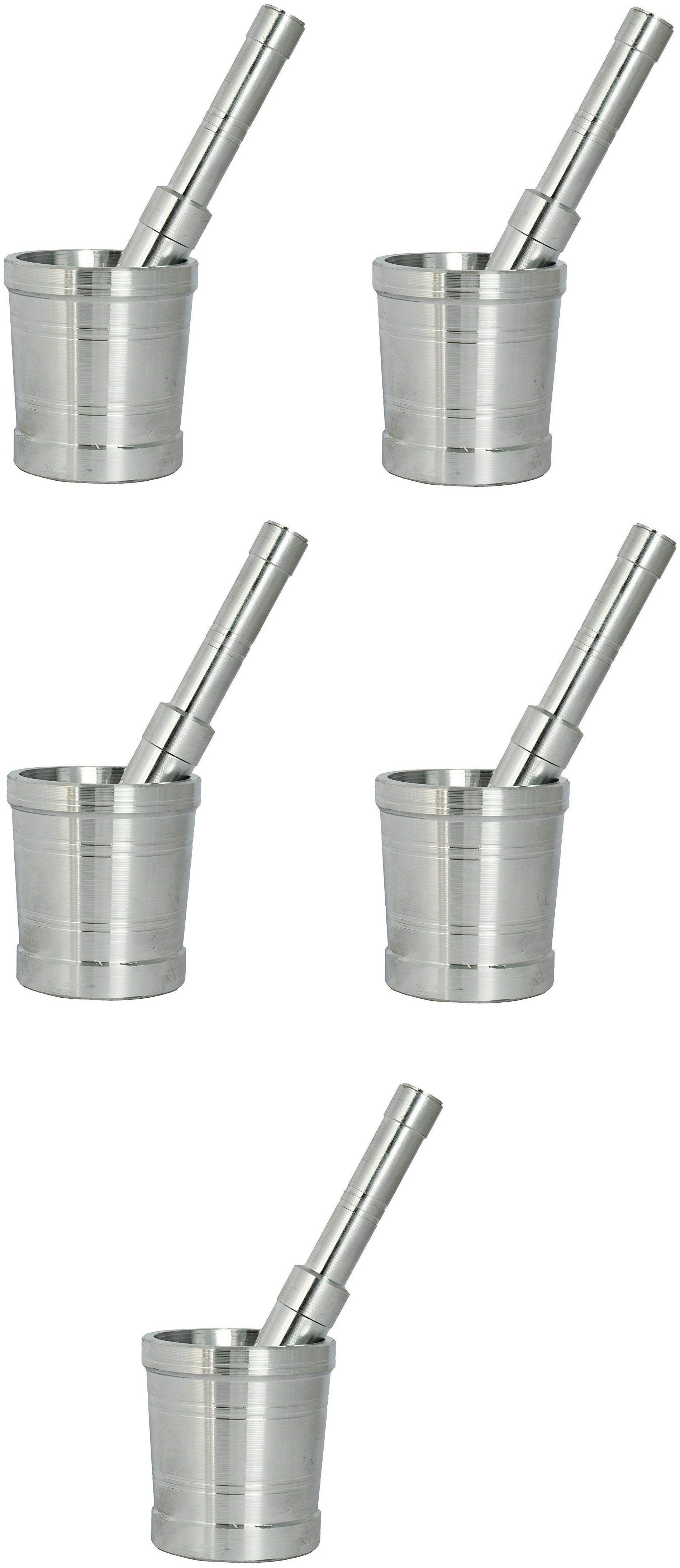 

QTH Stainless Steel Manual Spice Grinder 5pcs