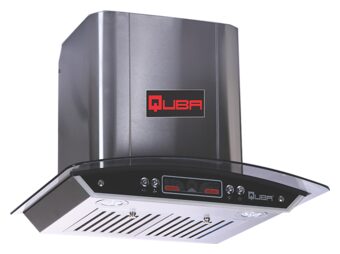 

Quba Wall Mounted 60 cm 1080 m3 h 1020 m3 h Silver Chimney ( 1115 )