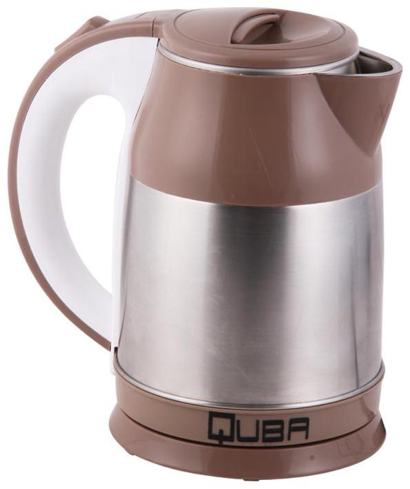 

Quba 7511 1 8 L Silver Brown Electric Kettle ( 1500 W )