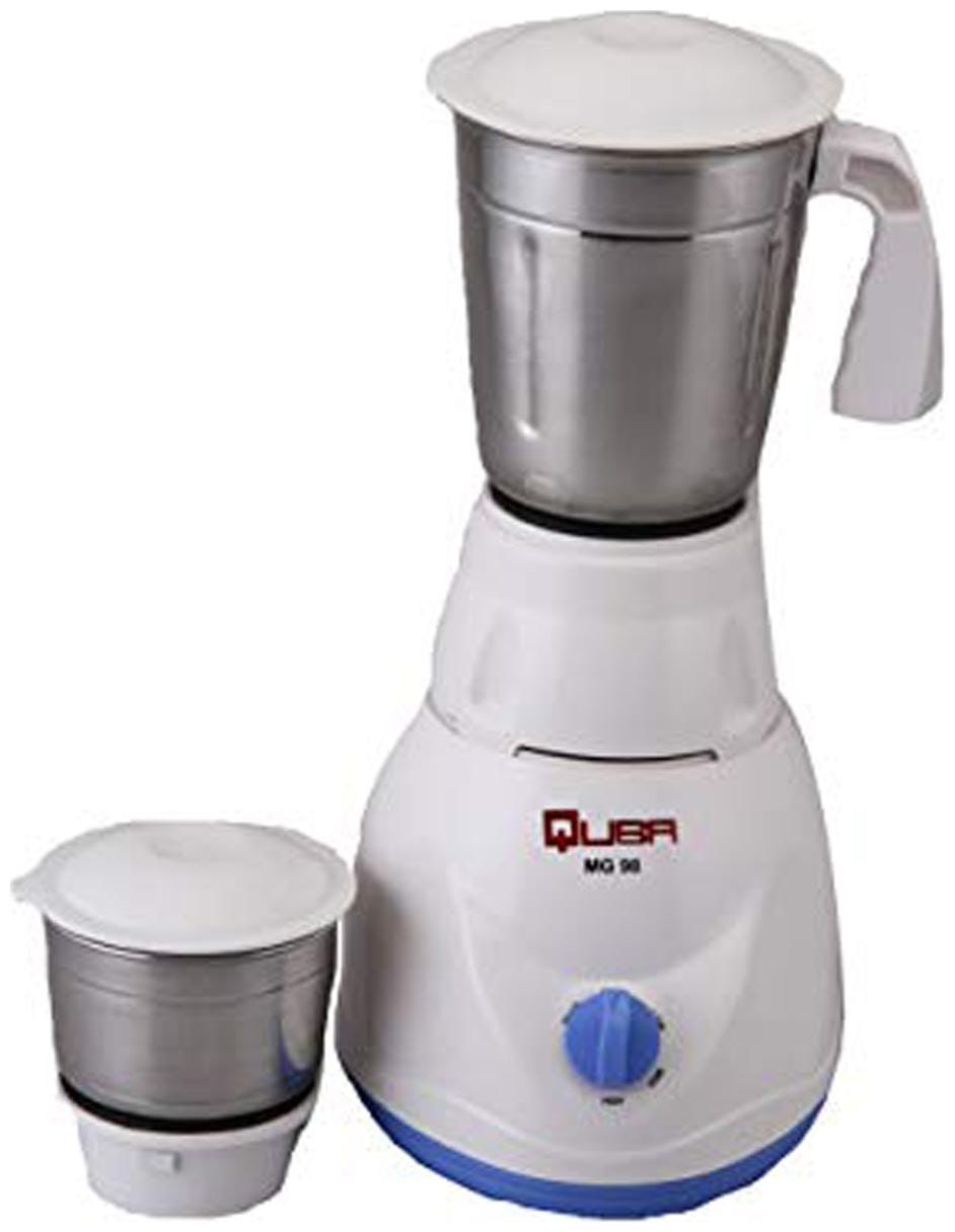 

Quba MG-98 500 W Mixer Grinder ( White 2 Jars )