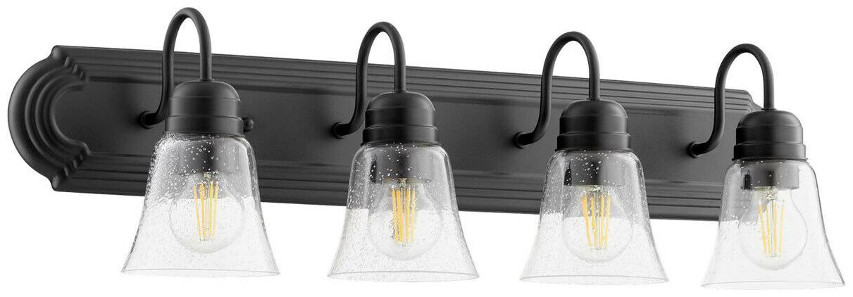 

Quorum International 5094-4-269 Fort Worth Bathroom Vanity Light Noir
