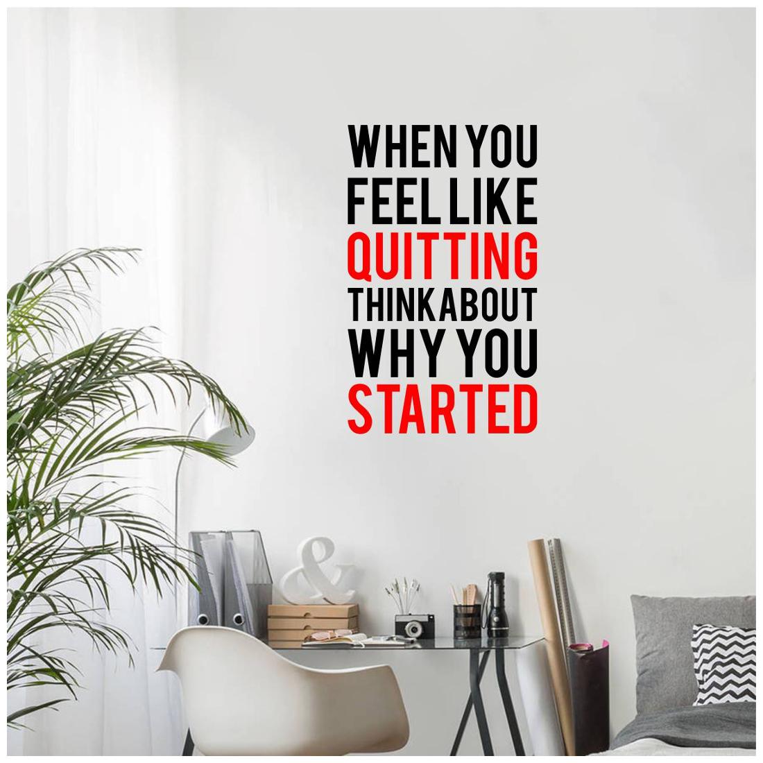 

Rawpockets Wall Stickers Quote on Quitting