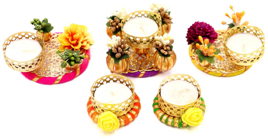 

QUVYARTS Metal Multi Candle