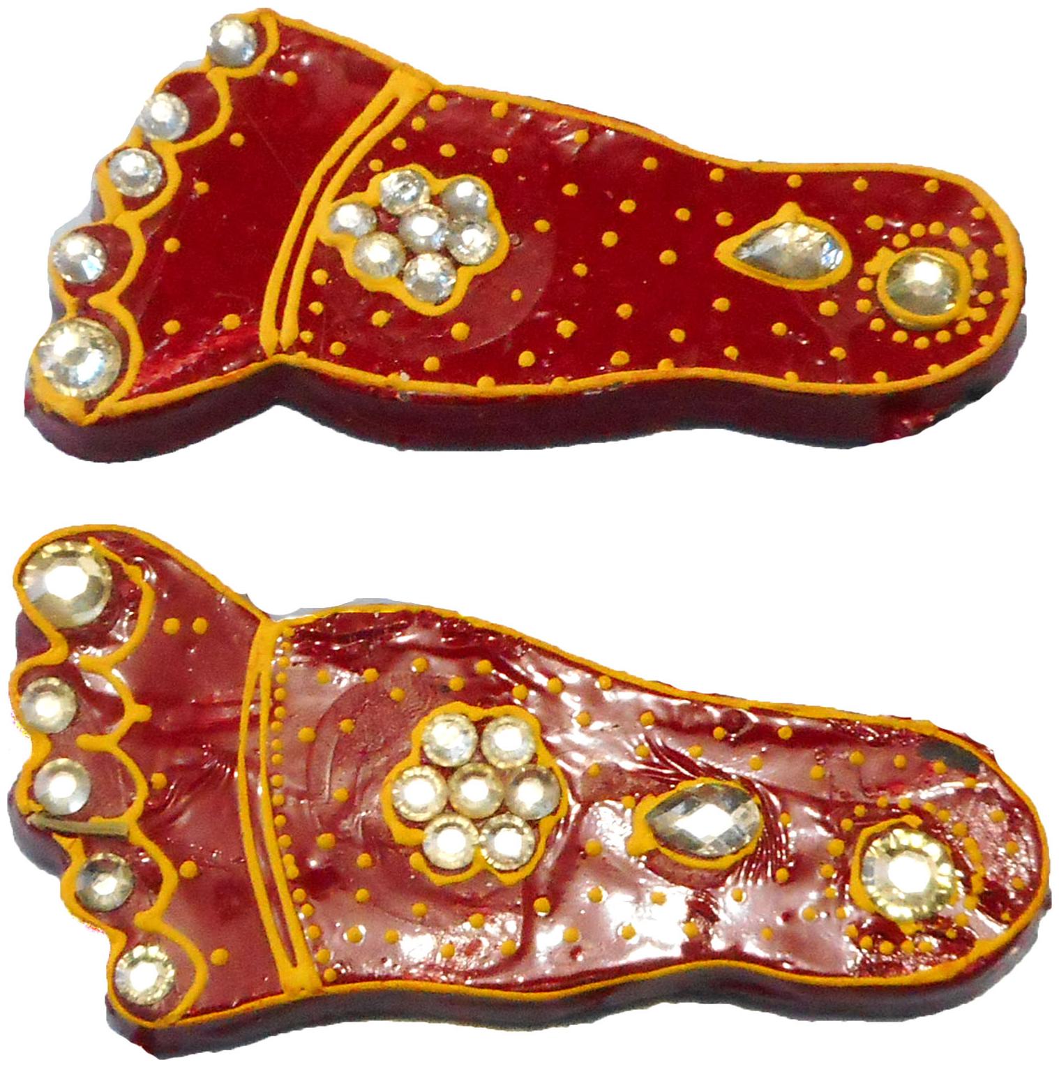 

RA-Rock Jaipuri Handmade Wooden Decorative Laxmi Foot Door